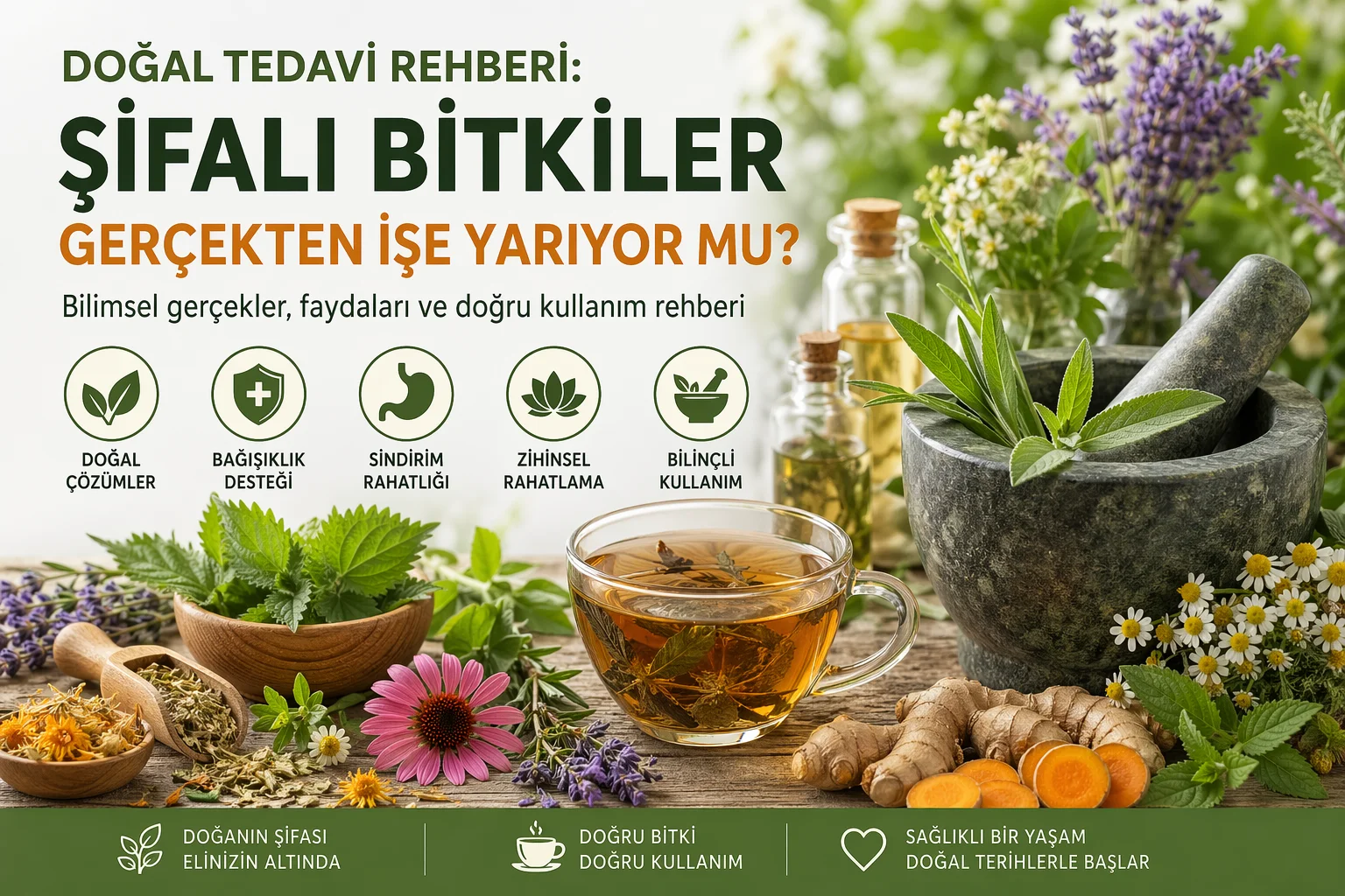 Doğal Tedavi Rehberi: Şifalı Bitkiler Gerçekten İşe Yarıyor mu?
