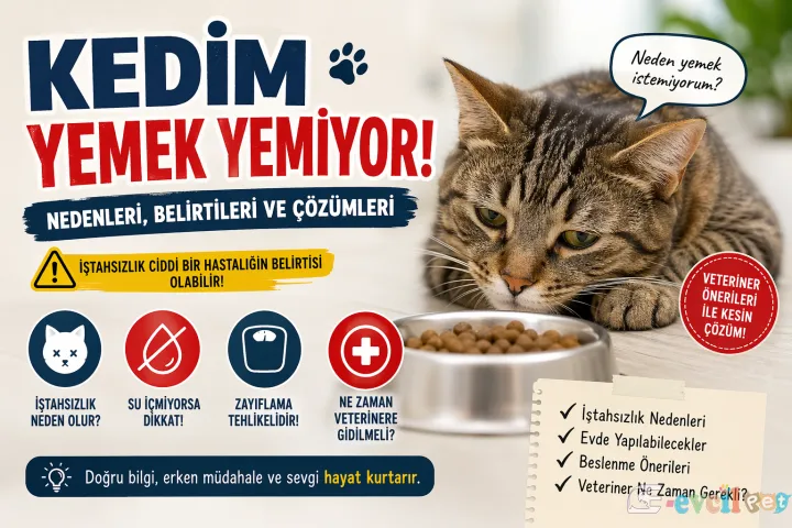 Kedim Yemek Yemiyor, Su İçmiyor: Ciddi Bir Hastalık mı?