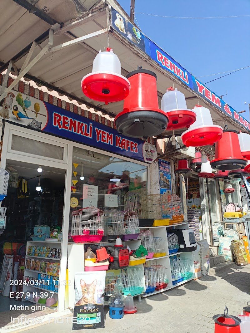 Renkli Yem Kafes Petshop
